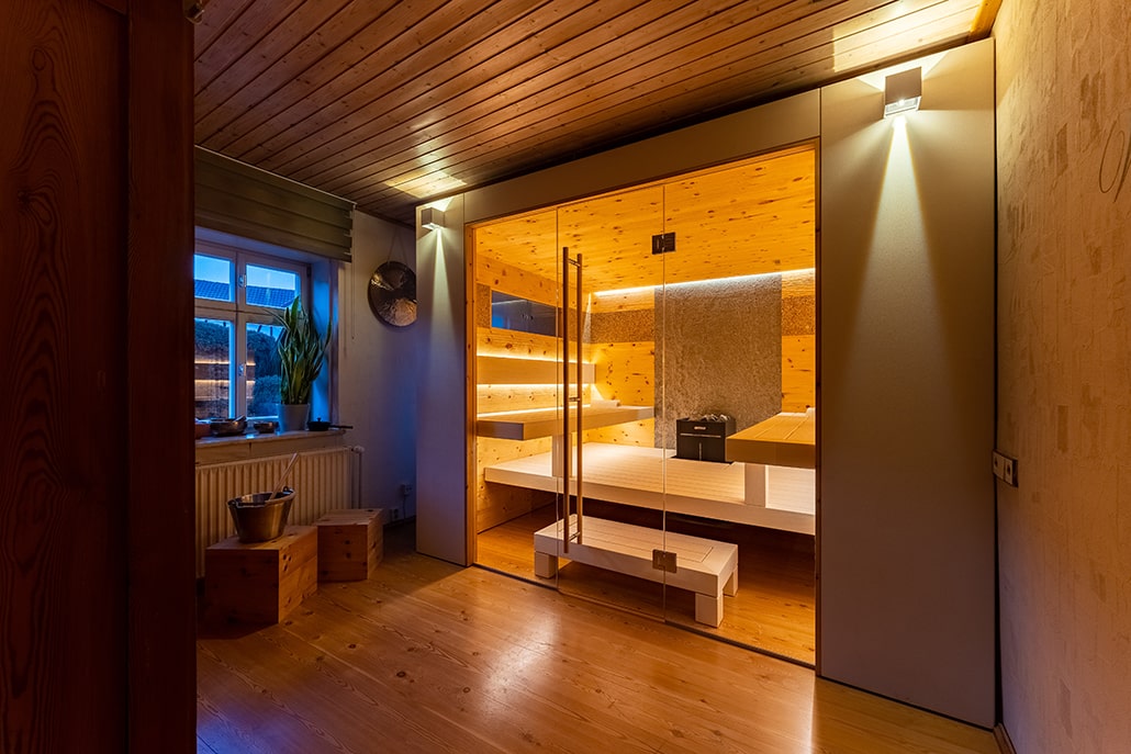 Sauna privat Fenster